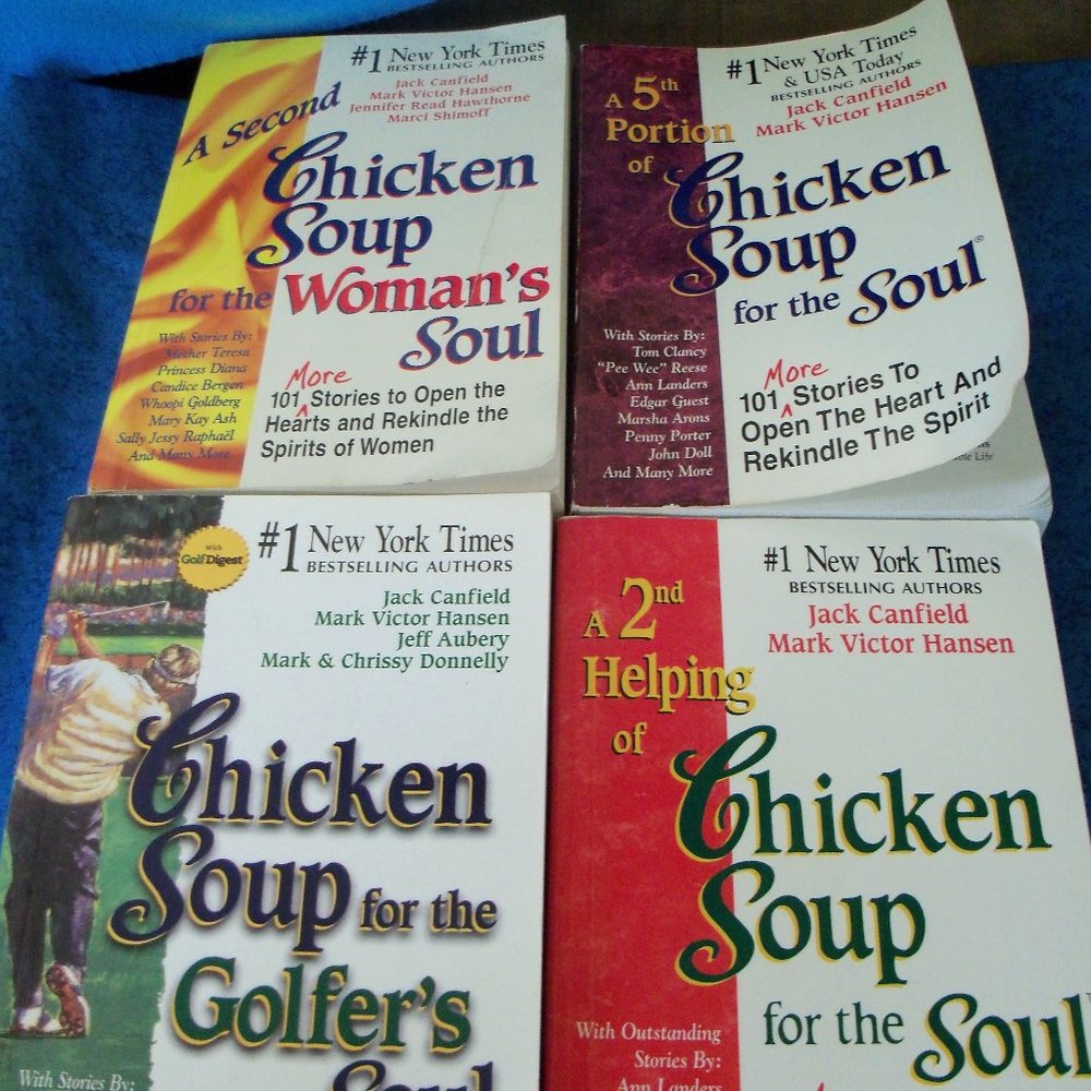 4 BOOKS CHICKEN SOUP FOR THE SOUL